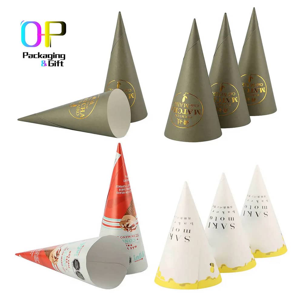 food grade paperboard cone