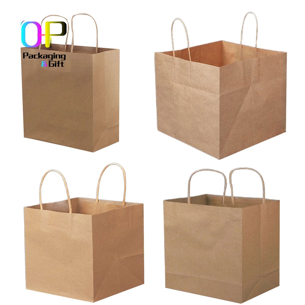 kraft shopping bag