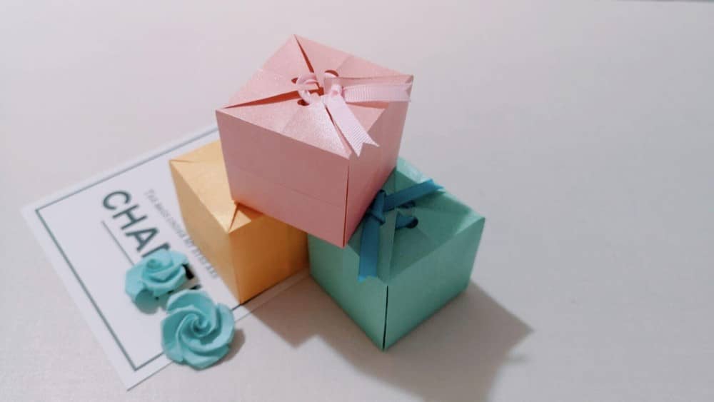 origami gift boxes