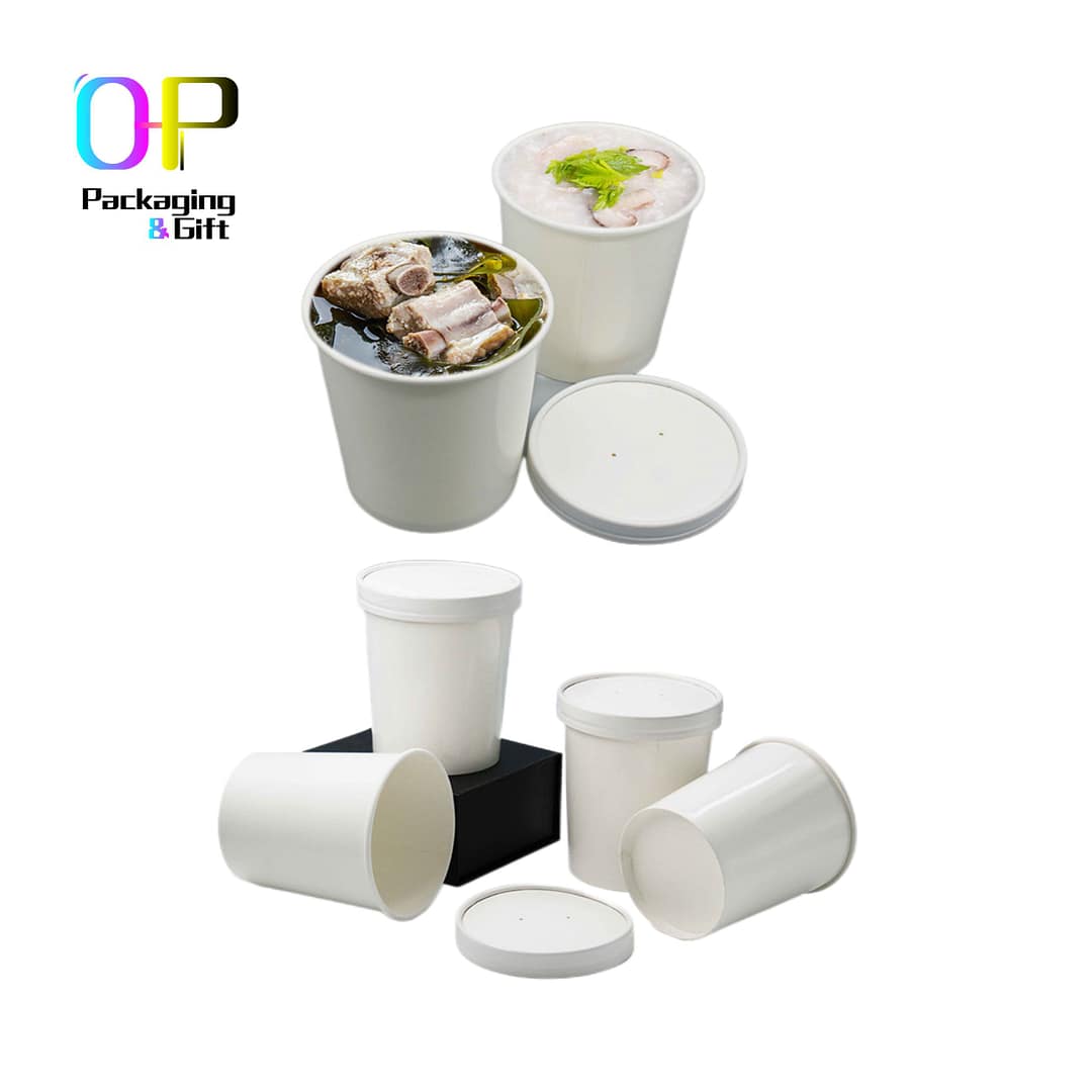 degradable paper soup bowl