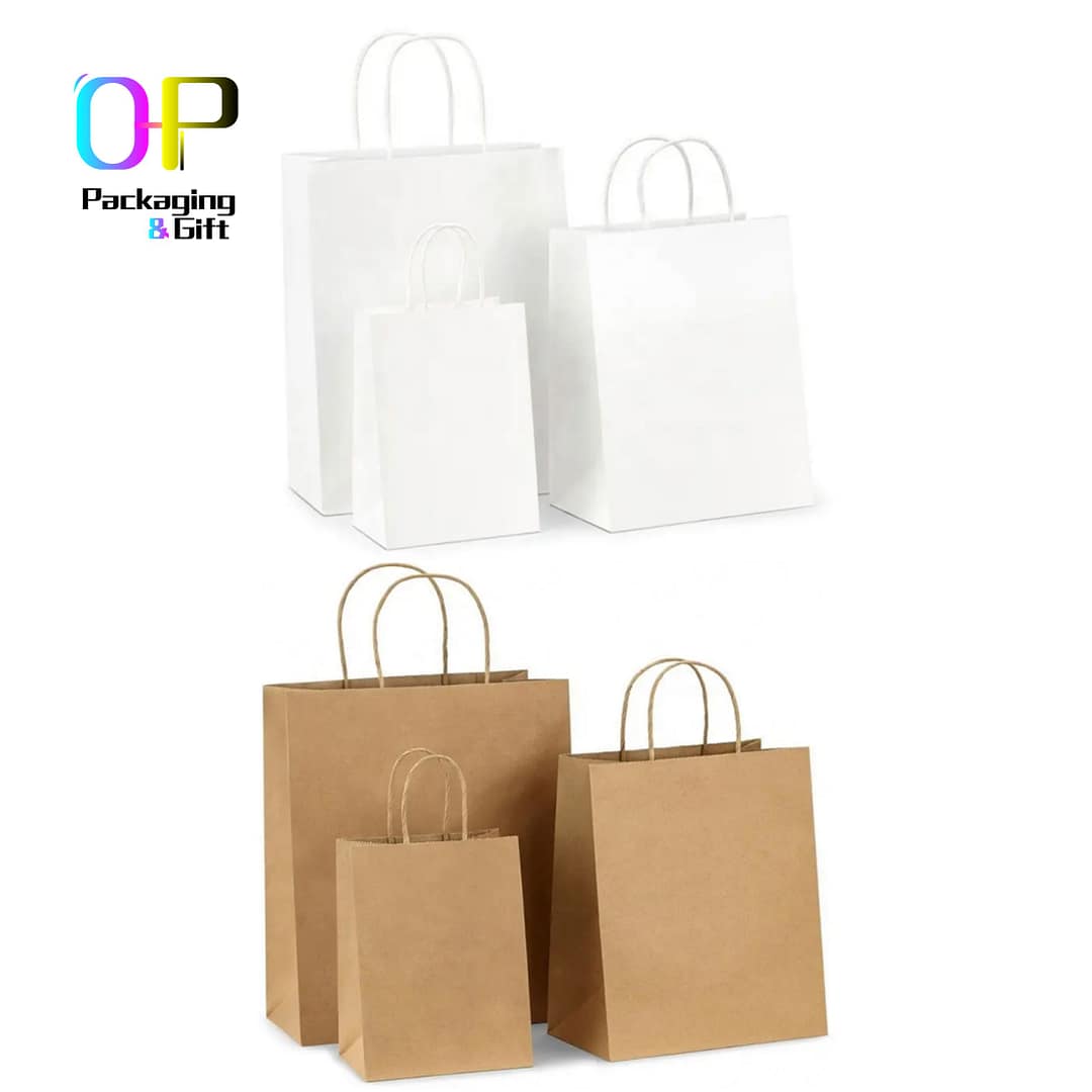 kraft shopping bag