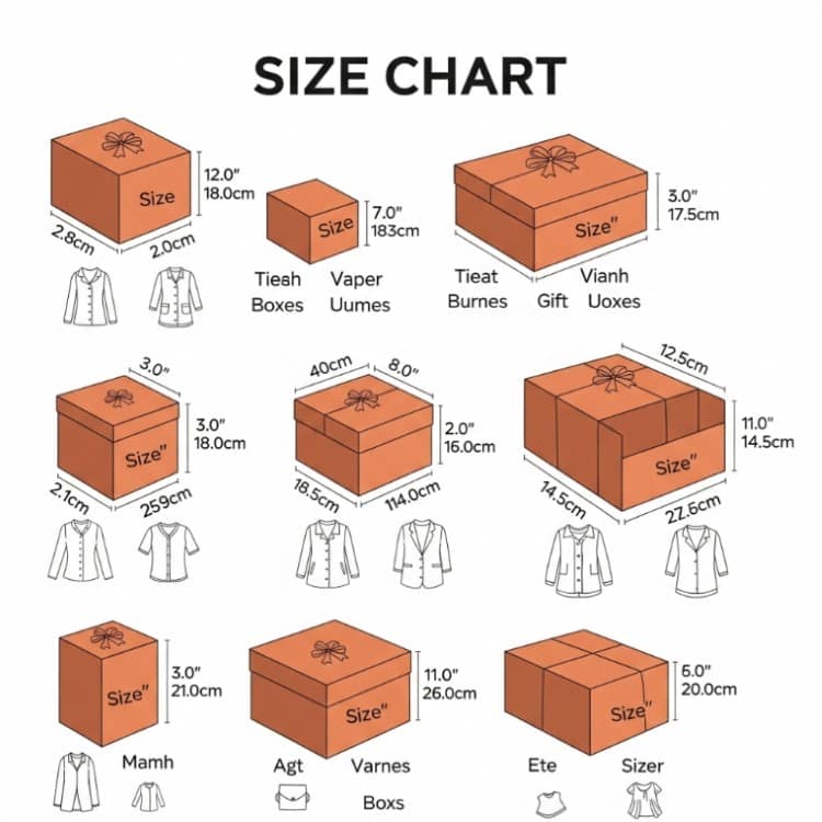 clothing gift boxes