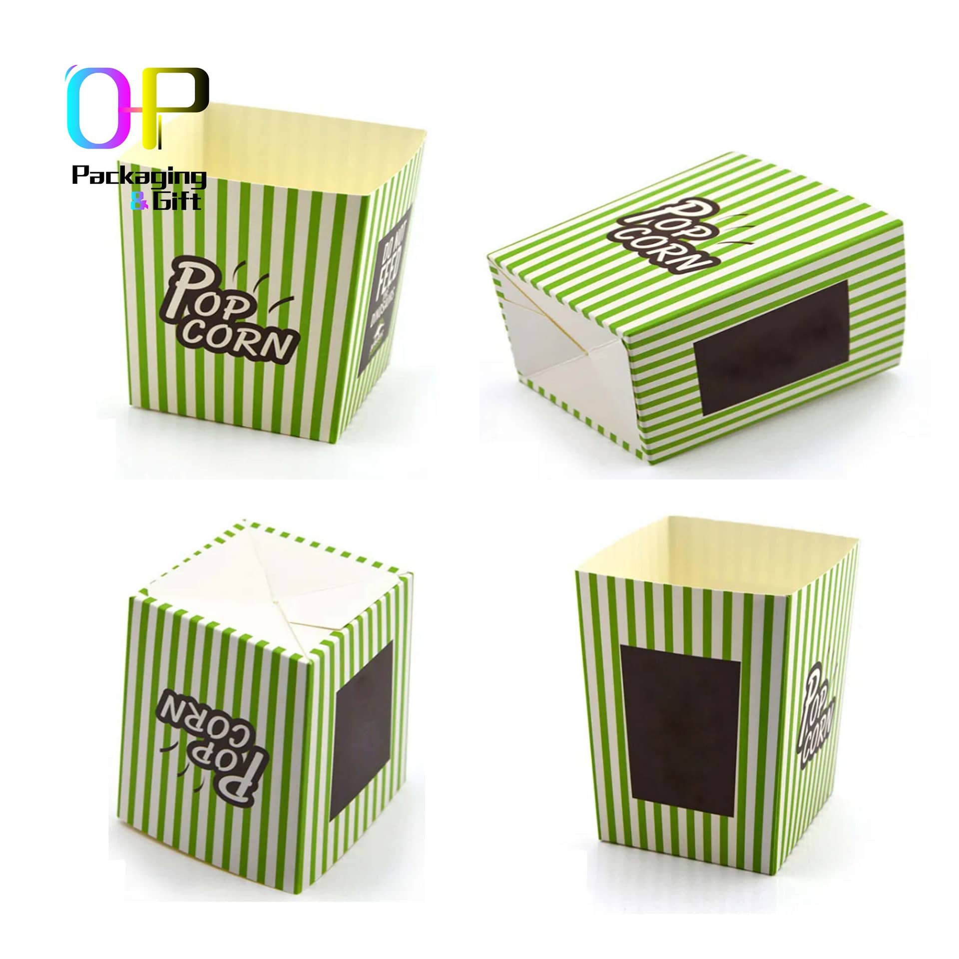 greaseproof popcorn boxes