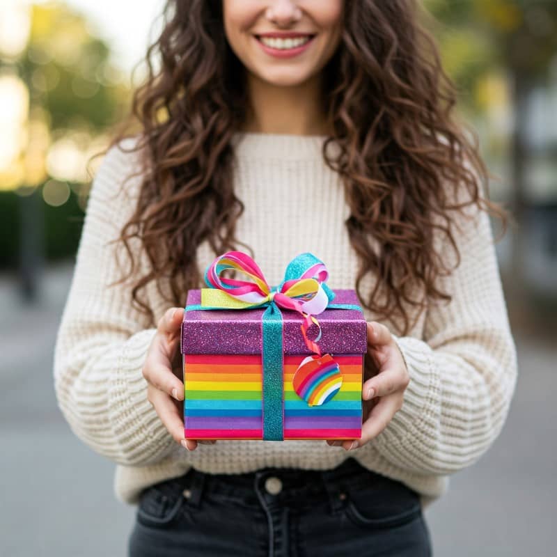color gift box