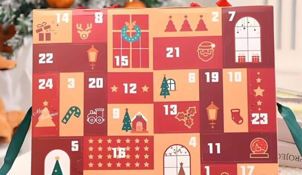 diy advent calendar box